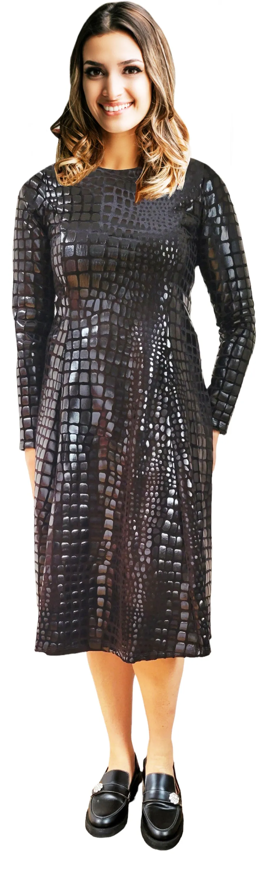 Snake Flowy Dress