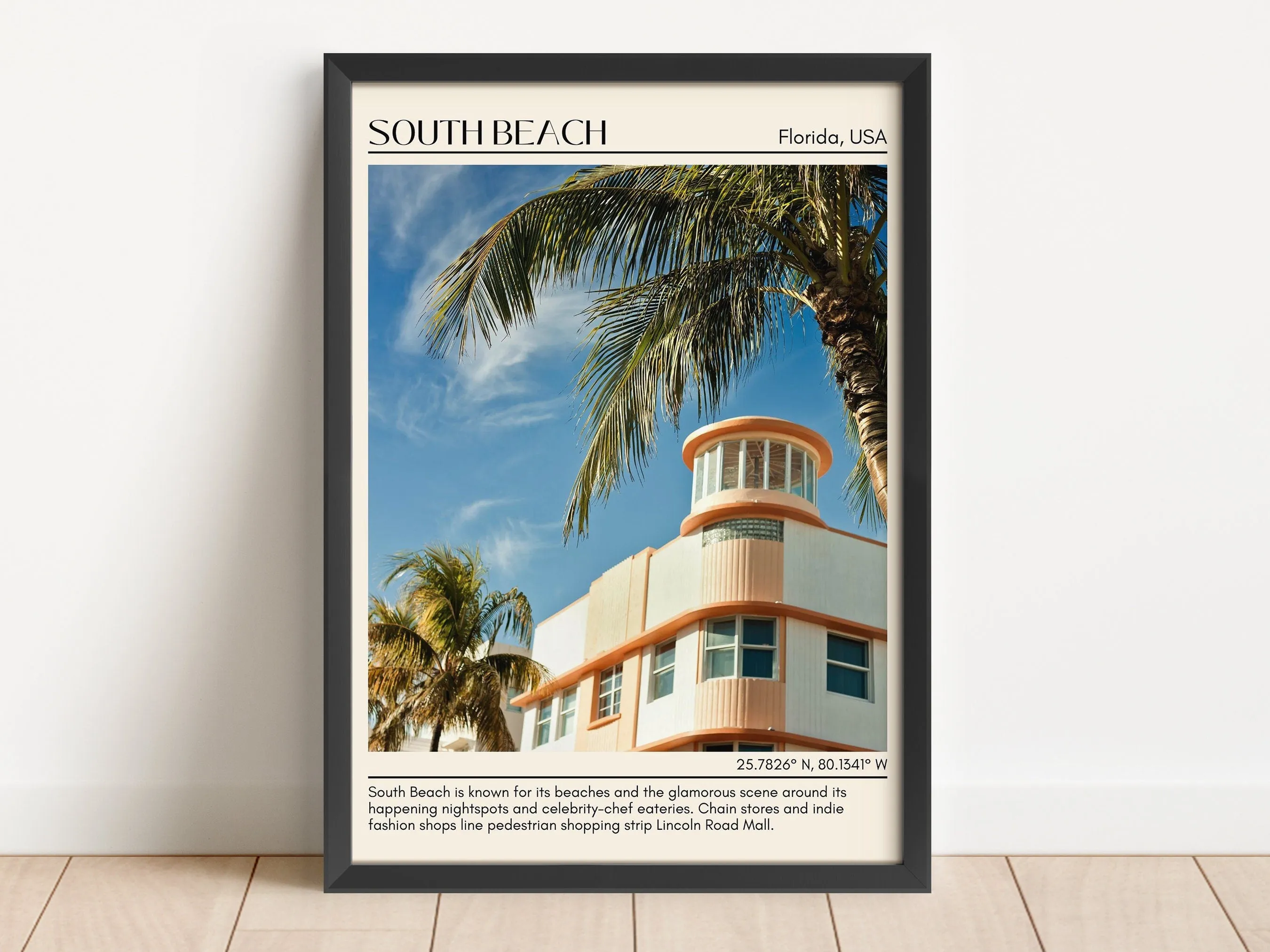 South Beach Wall Canvas, USA