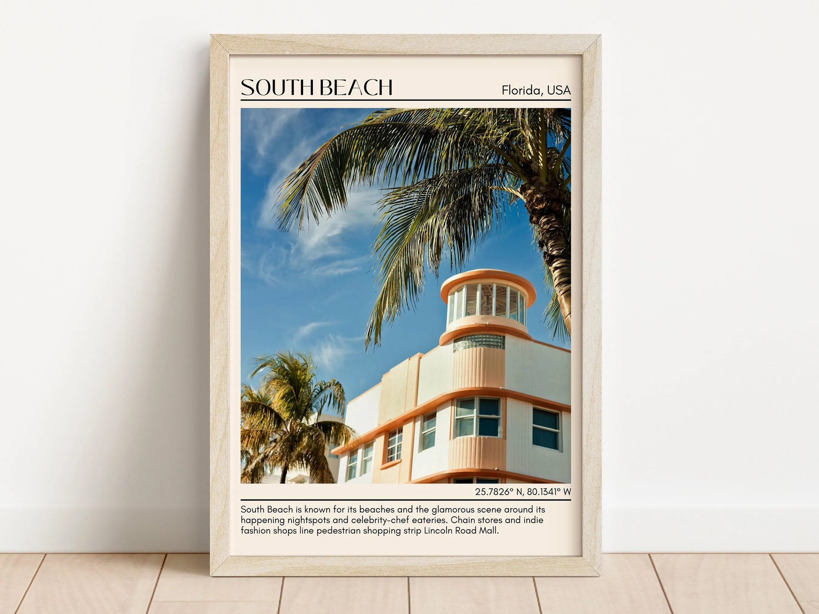 South Beach Wall Canvas, USA