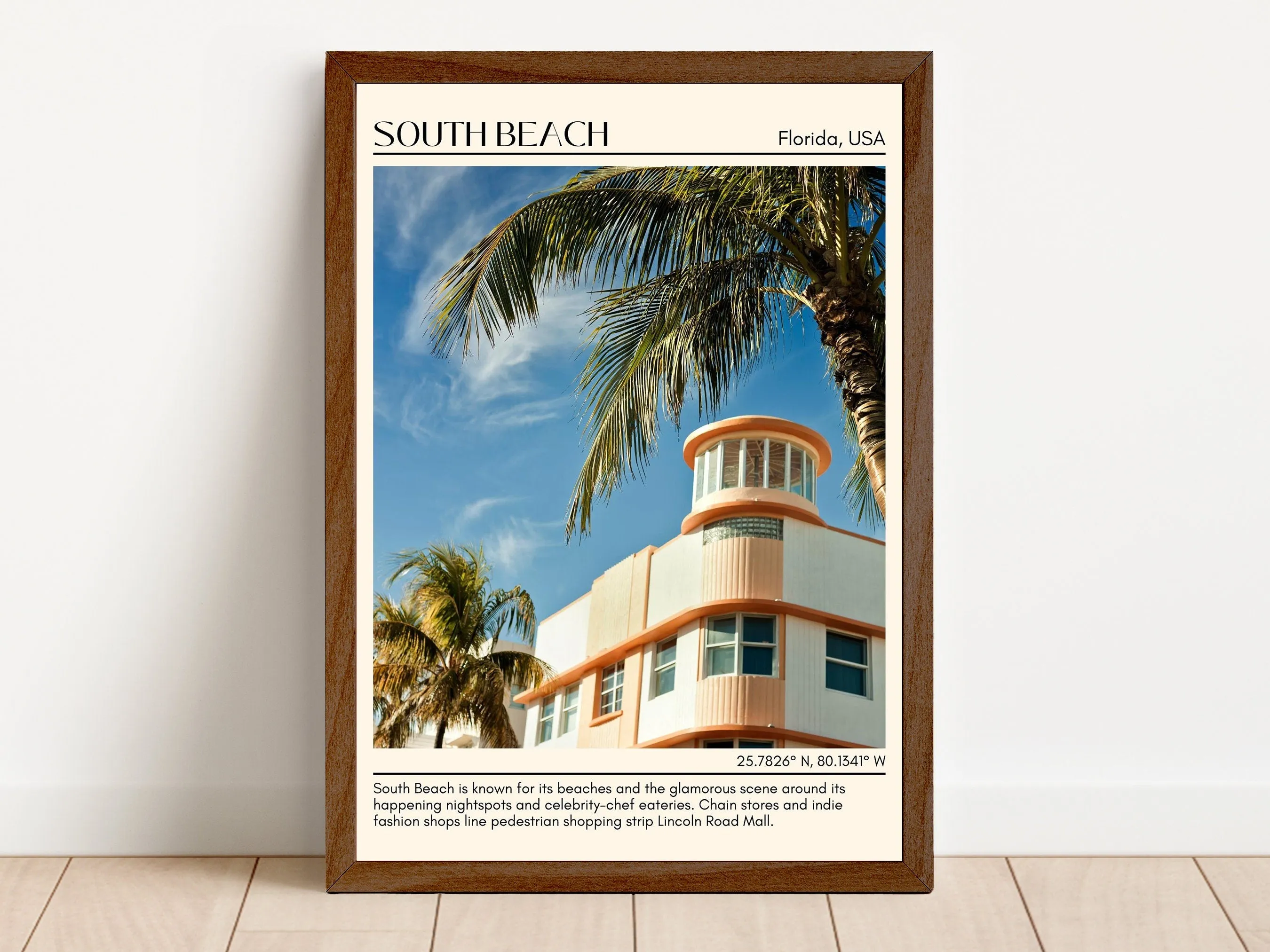 South Beach Wall Canvas, USA