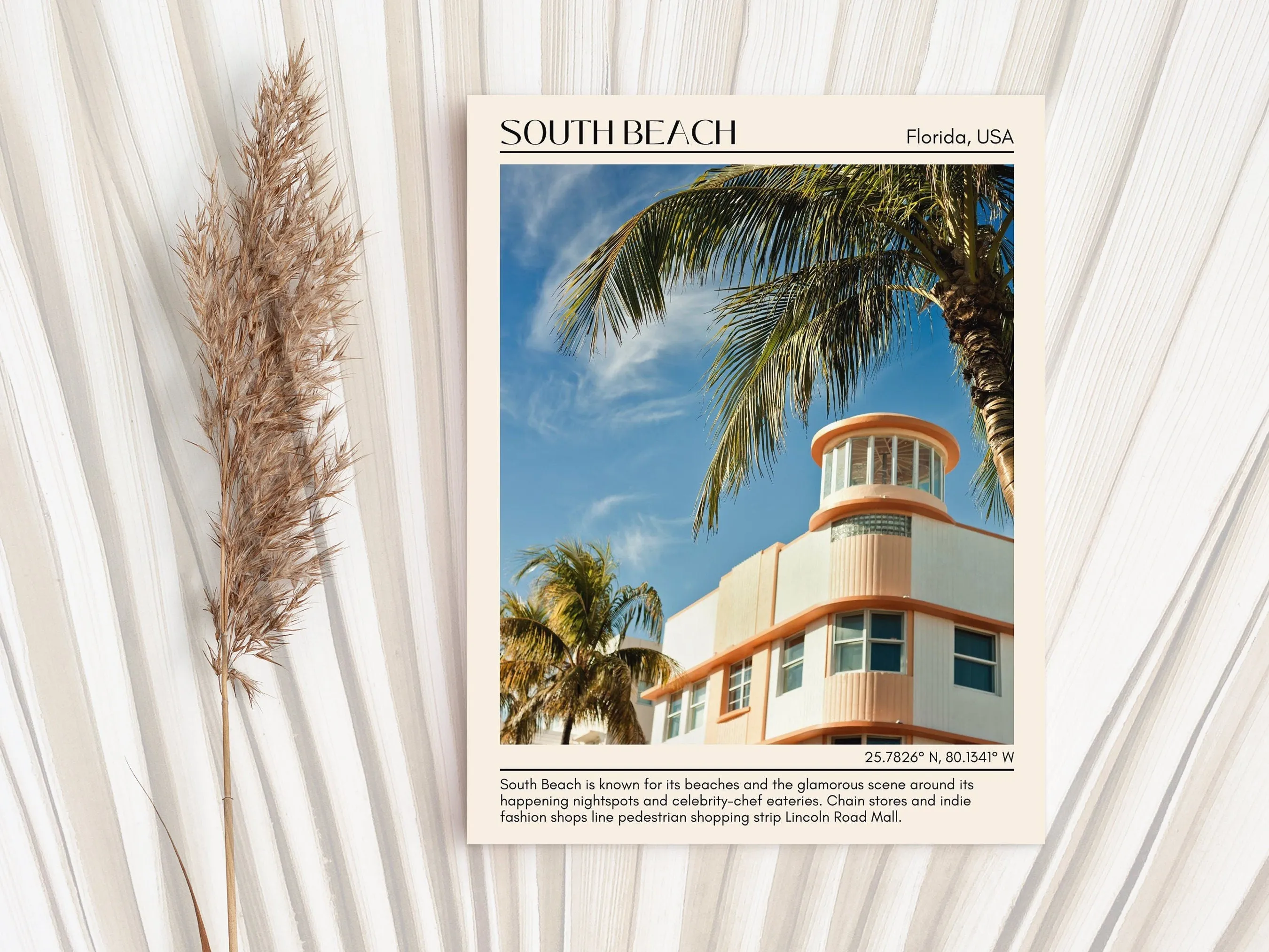 South Beach Wall Canvas, USA
