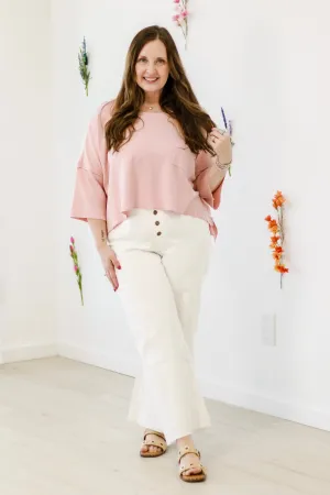 Southern Charm Basic Top in Pink