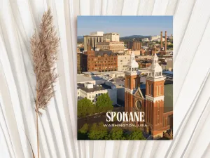 Spokane Retro Wall Art, Washington, USA