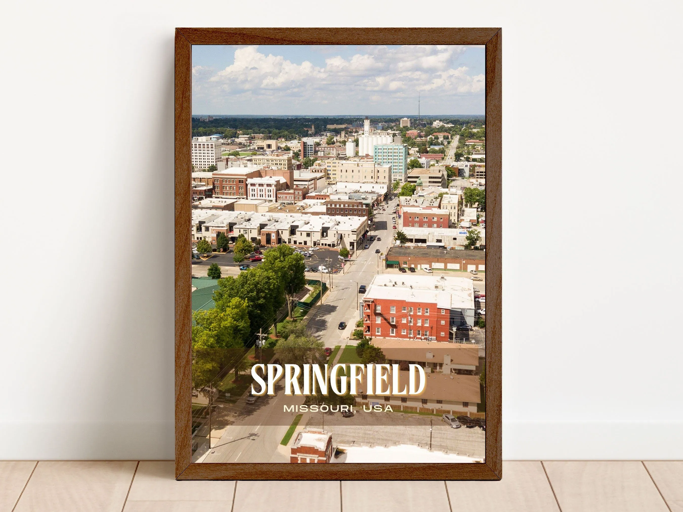 Springfield Retro Wall Art, Missouri, USA
