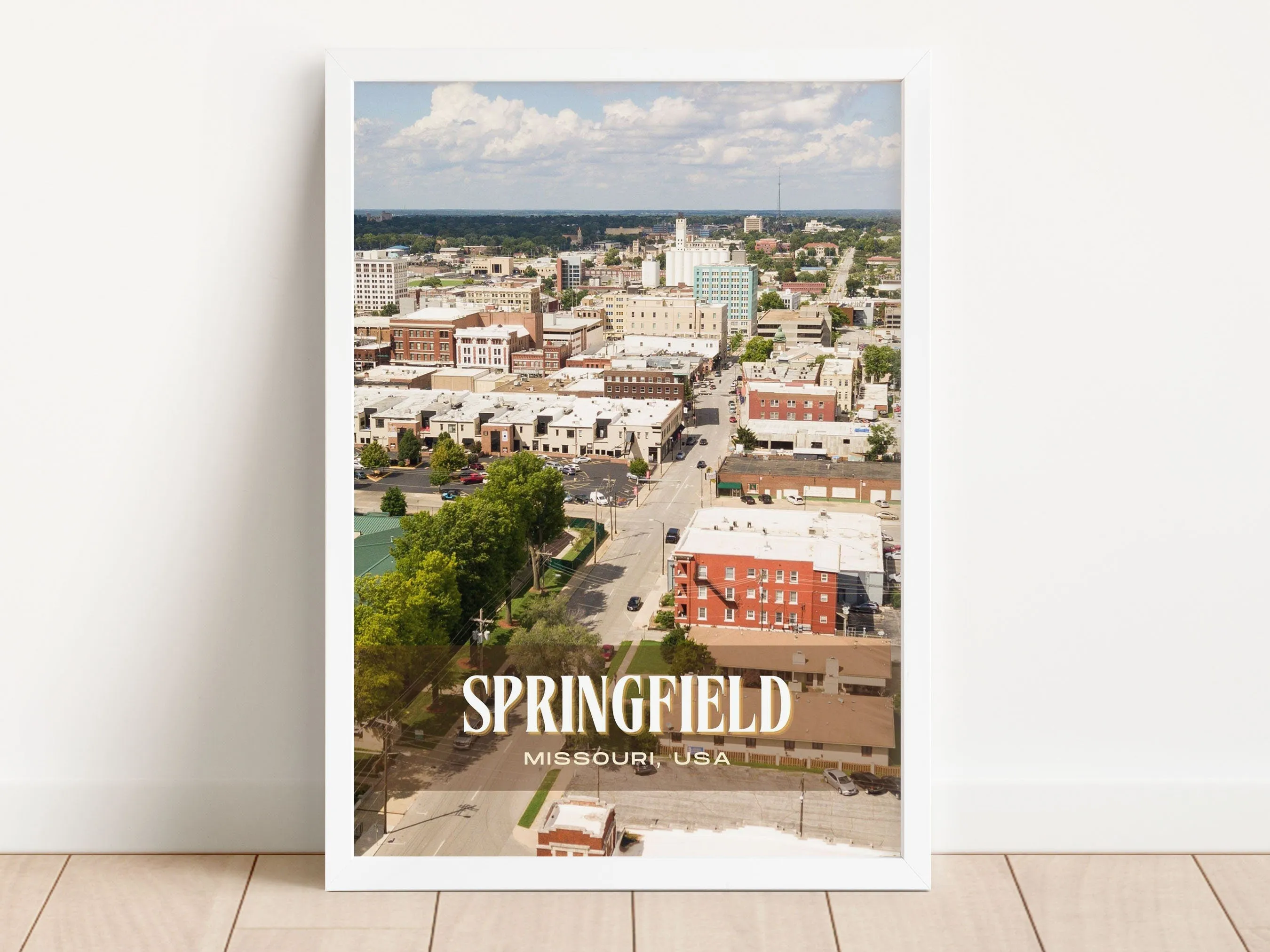 Springfield Retro Wall Art, Missouri, USA