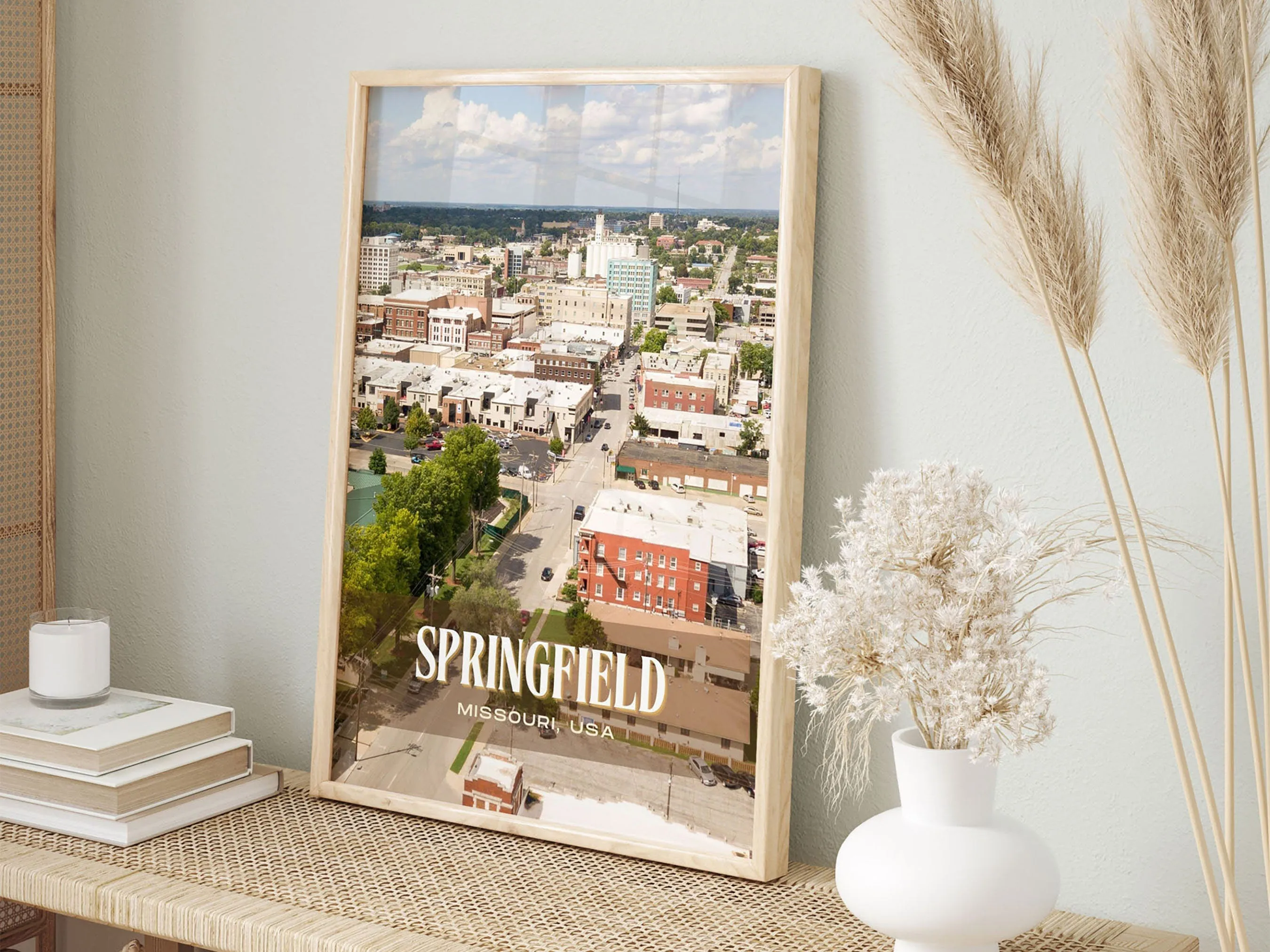 Springfield Retro Wall Art, Missouri, USA