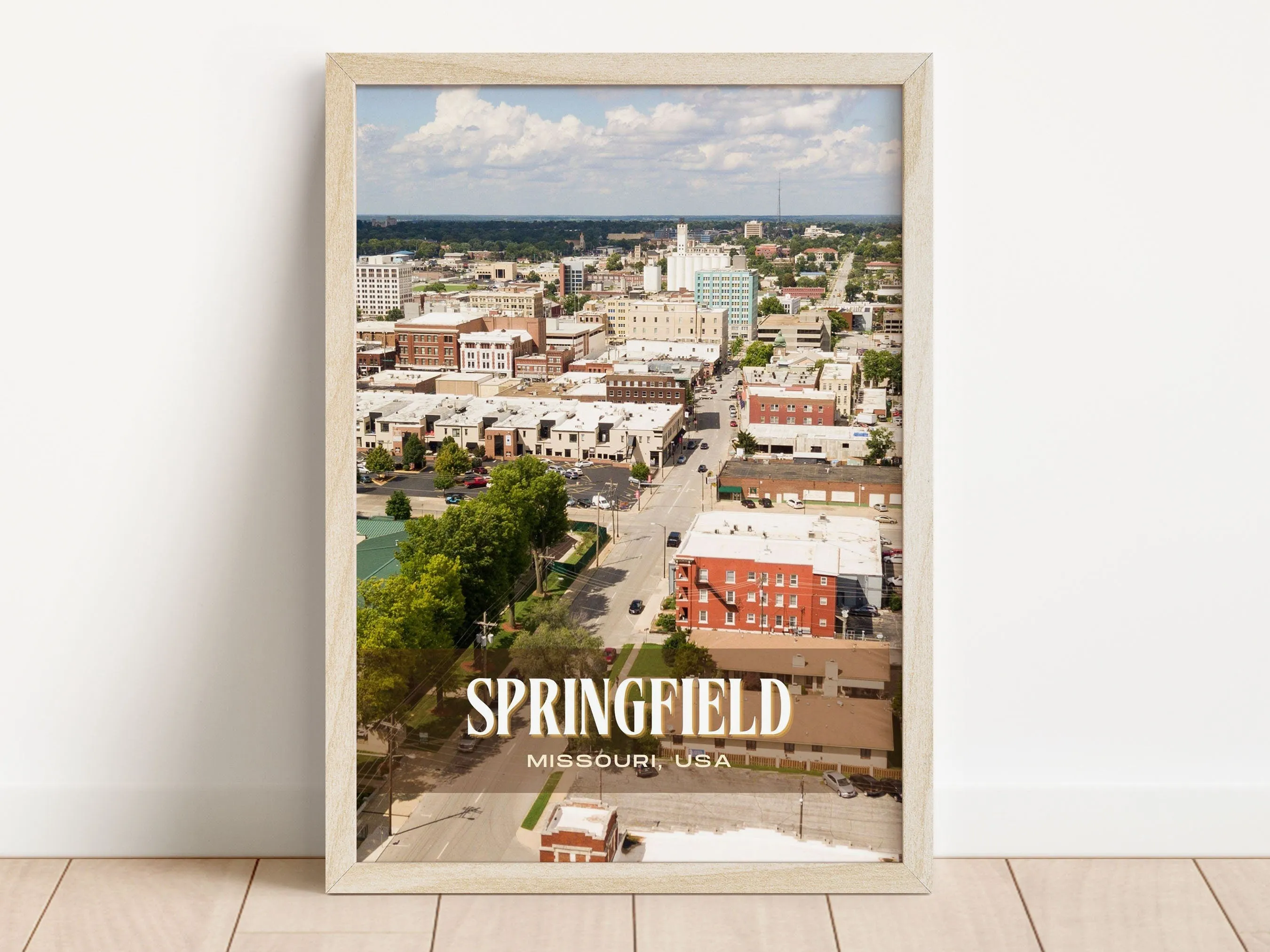 Springfield Retro Wall Art, Missouri, USA