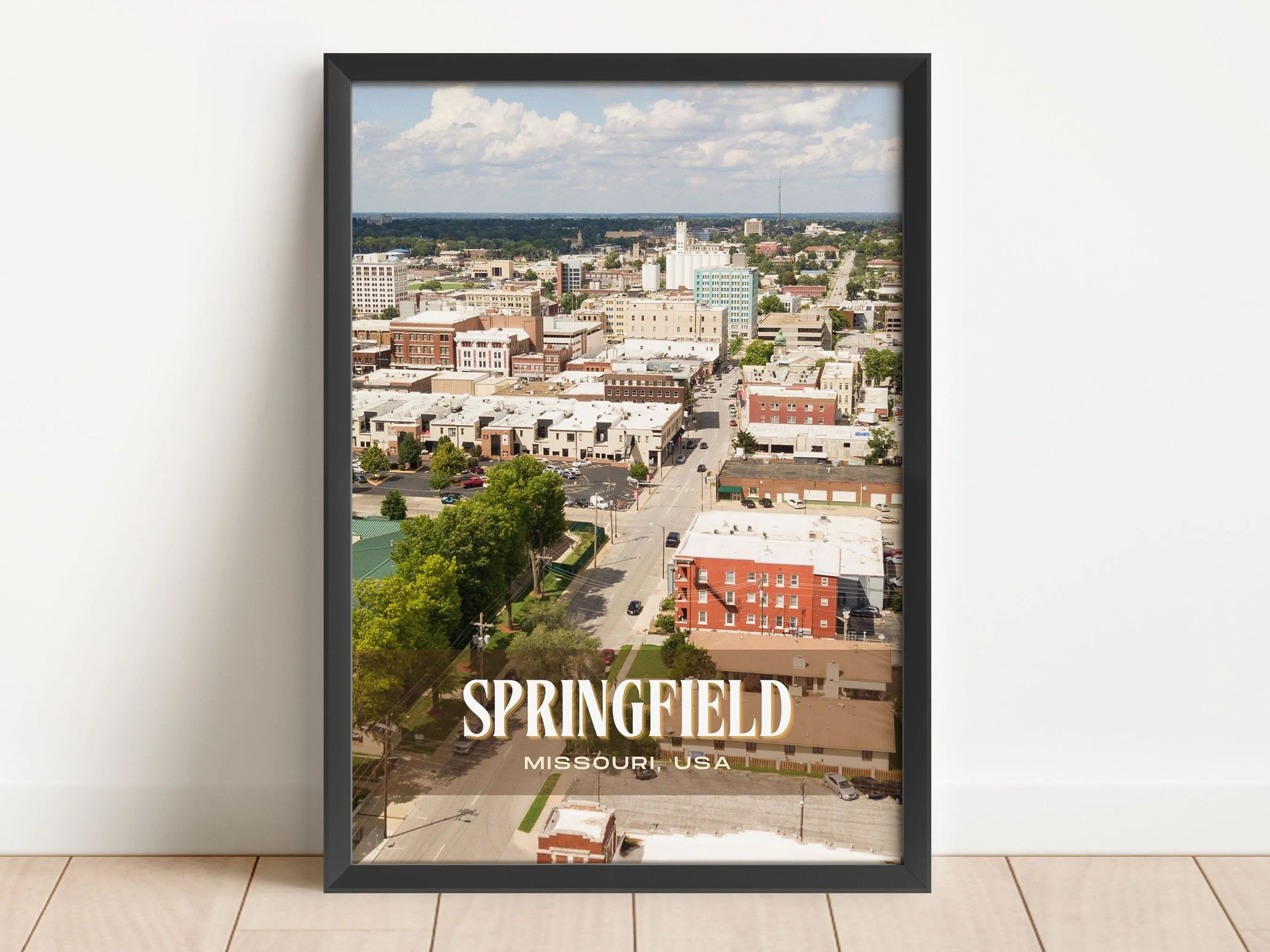 Springfield Retro Wall Art, Missouri, USA