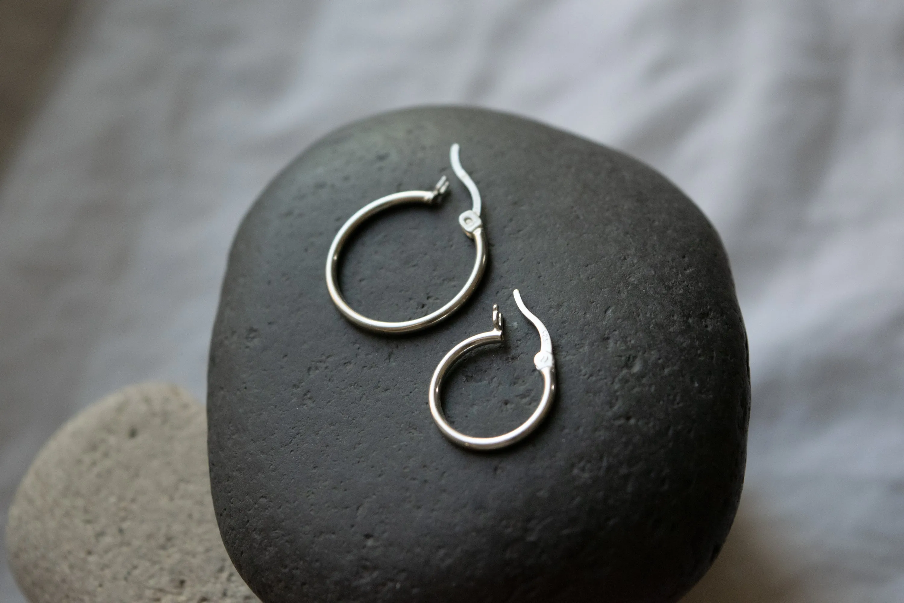 Sterling Silver Hoops