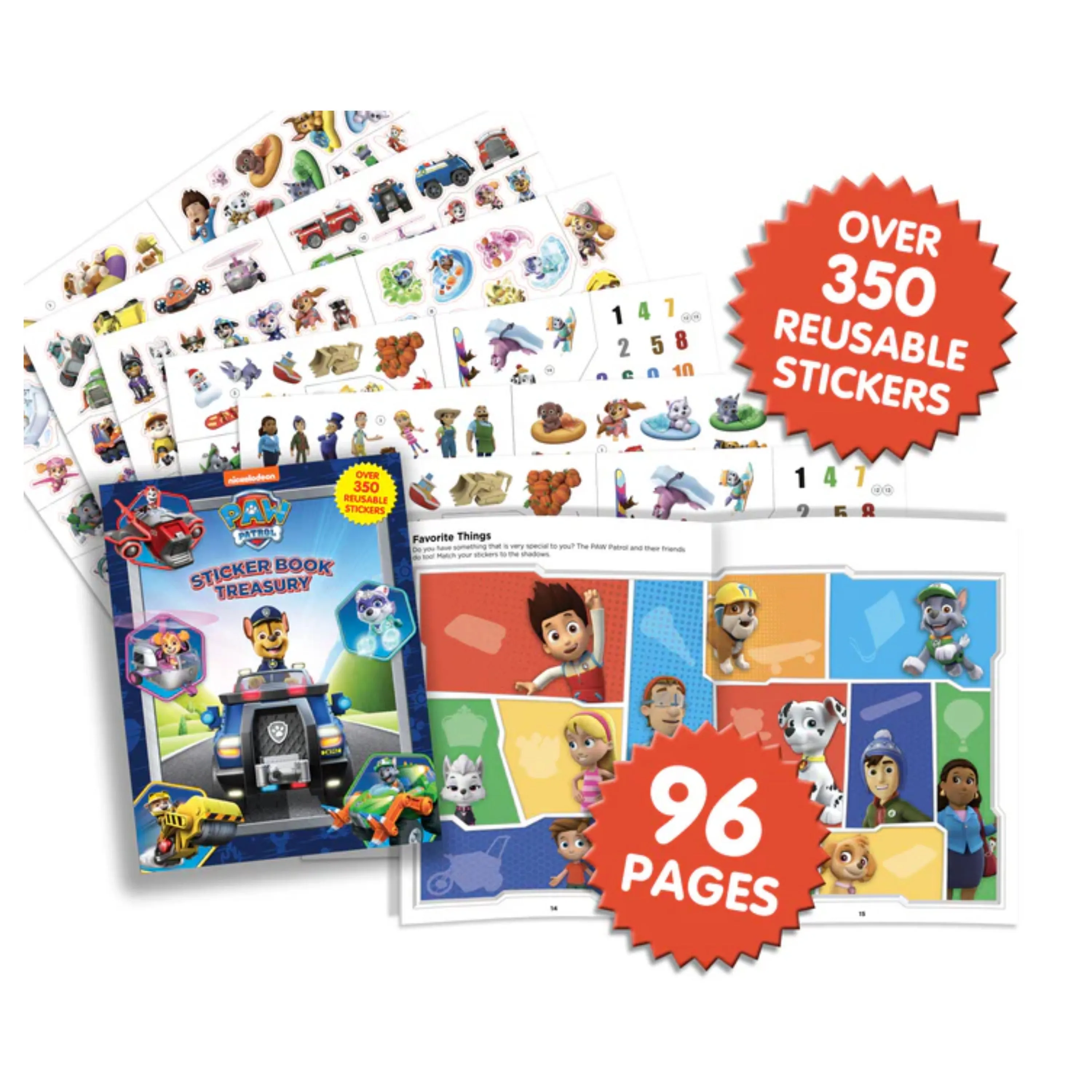 Sticker Book Treasury Nick Paw Patrol