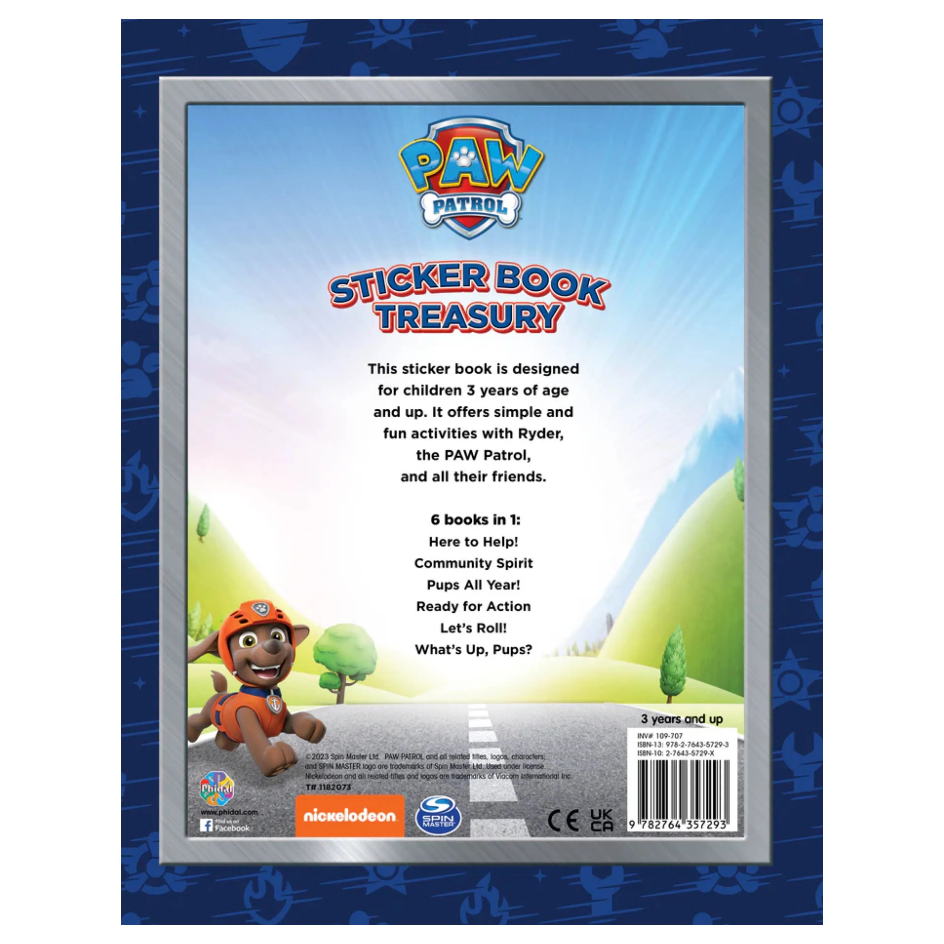 Sticker Book Treasury Nick Paw Patrol