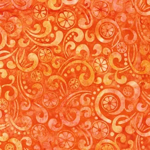 Summer Zest Batiks Orangeade - (1)