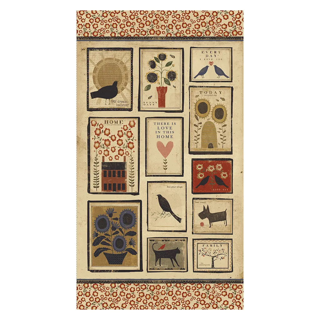 Sunny Days Dark Butter 24" Panel