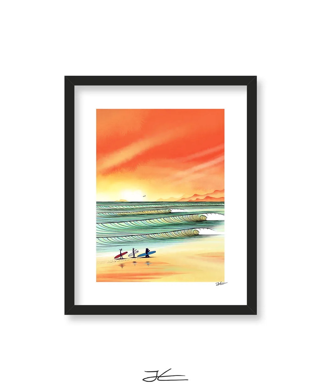 Sunset Bay - Print/ Framed Print