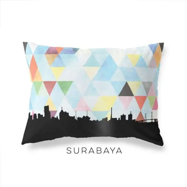 Surabaya, Indonesia geometric skyline