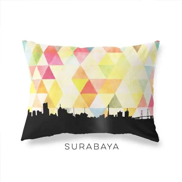 Surabaya, Indonesia geometric skyline