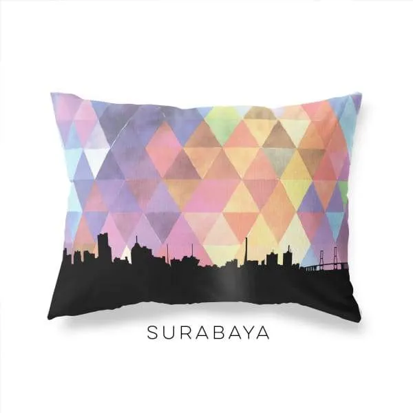 Surabaya, Indonesia geometric skyline