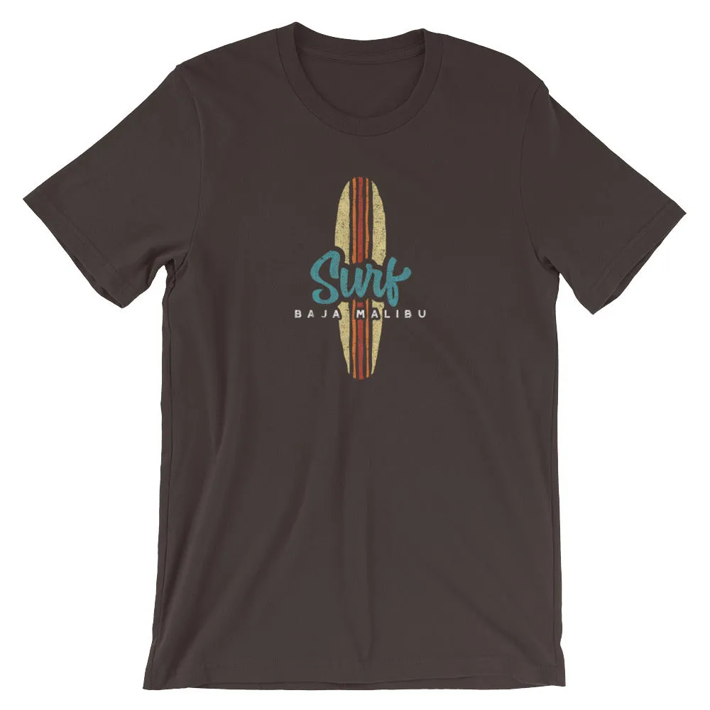Surf Baja Malibu  Short-Sleeve Unisex T-Shirt