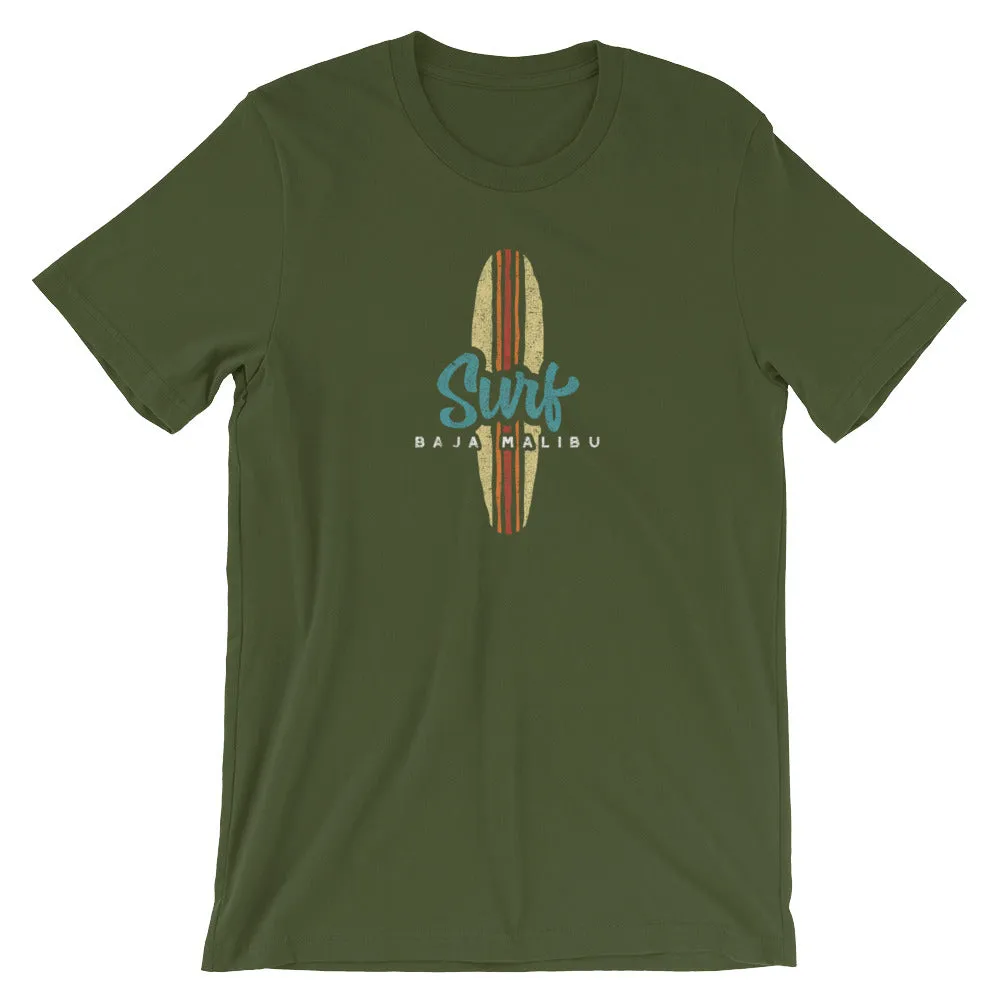 Surf Baja Malibu  Short-Sleeve Unisex T-Shirt