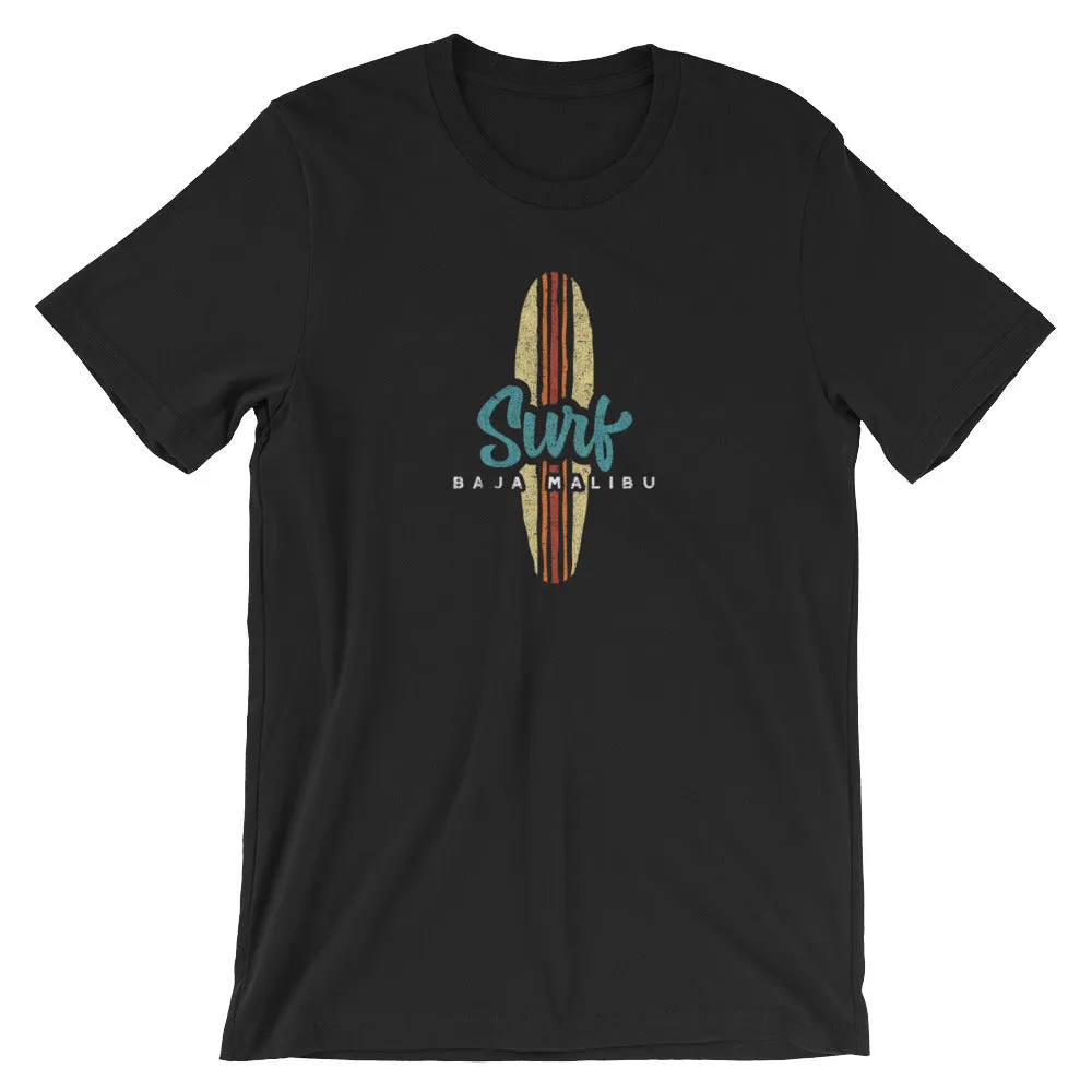 Surf Baja Malibu  Short-Sleeve Unisex T-Shirt