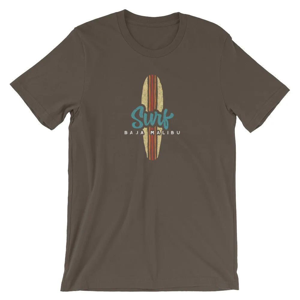 Surf Baja Malibu  Short-Sleeve Unisex T-Shirt