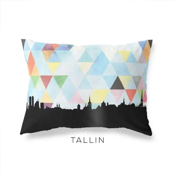 Tallinn, Estonia geometric skyline