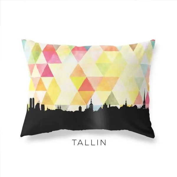 Tallinn, Estonia geometric skyline