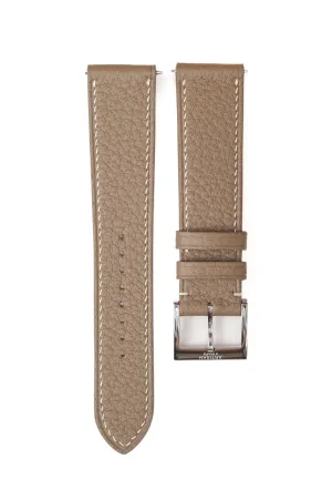 Taupe Shrunken Calf Leather Strap