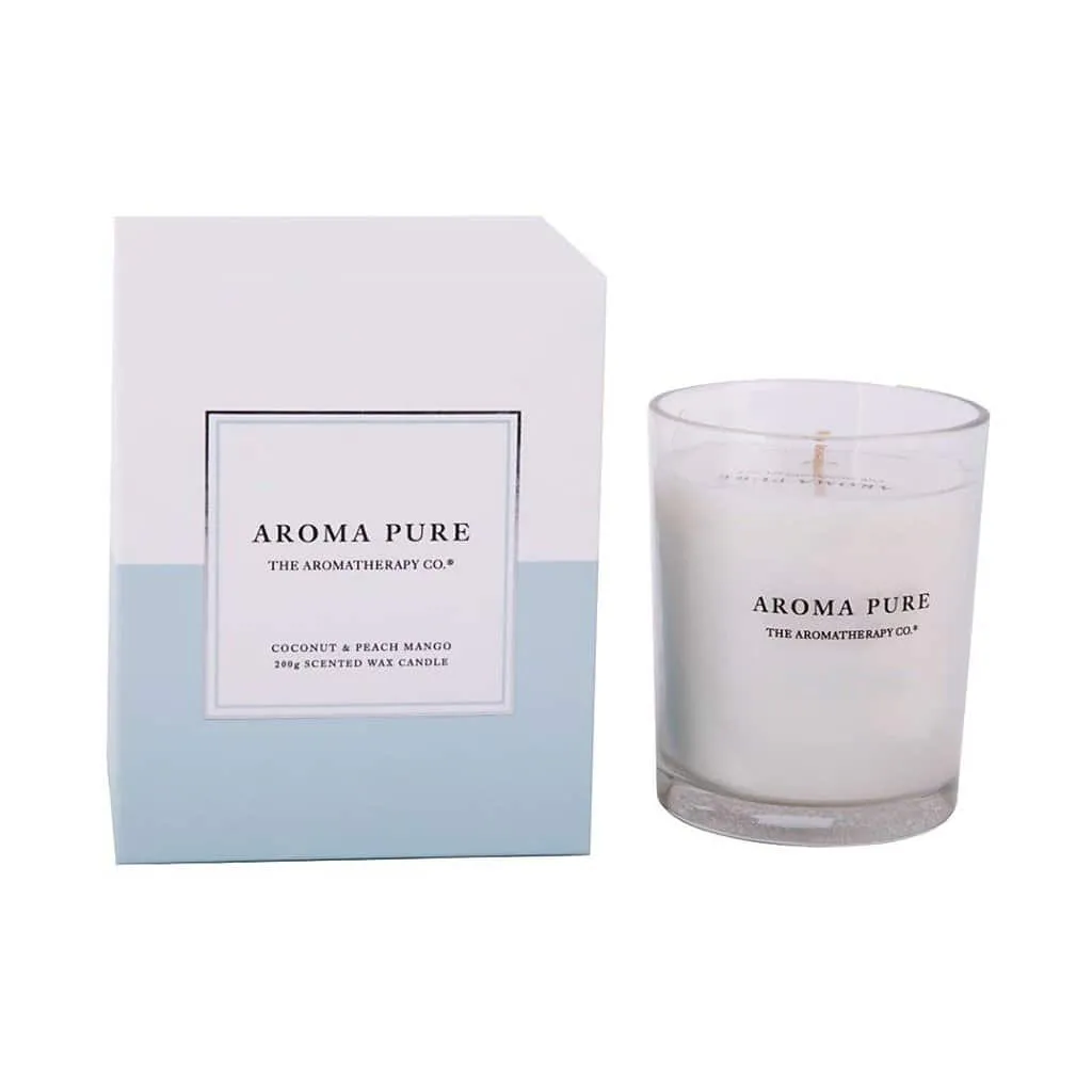 The Aromatherapy Co. - Aroma Pure - Candle 200g - Coconut & Peach Mango