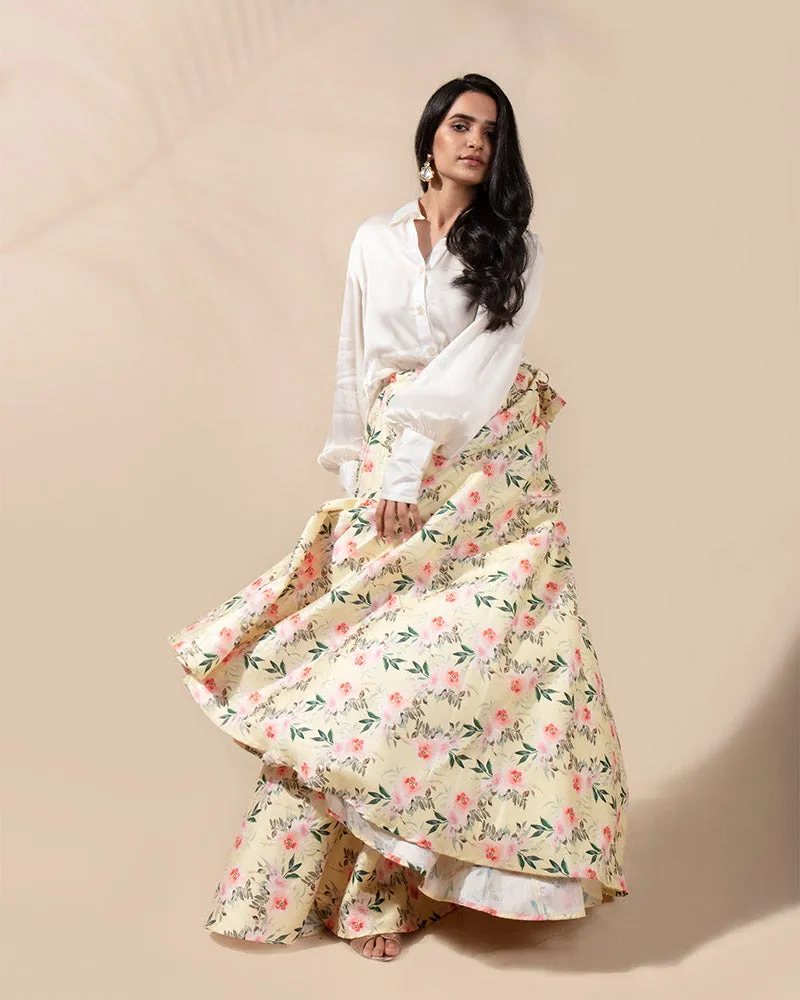 The Boyfriend Shirt Lehenga Set