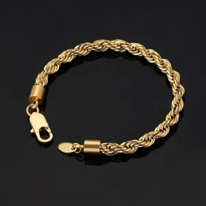 The Golden Age® - 6mm Rope Bracelet for Men