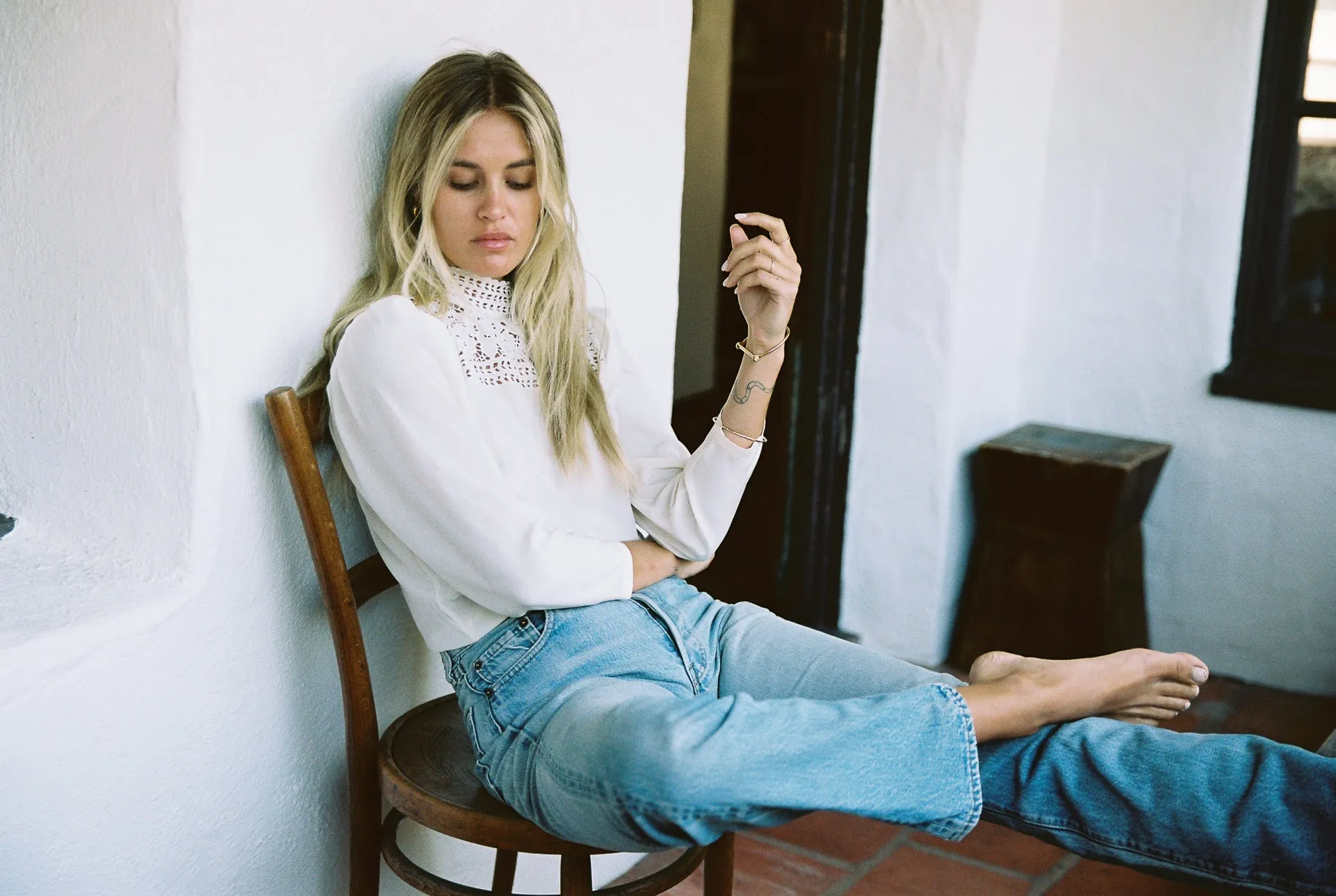 The Reign Blouse - White