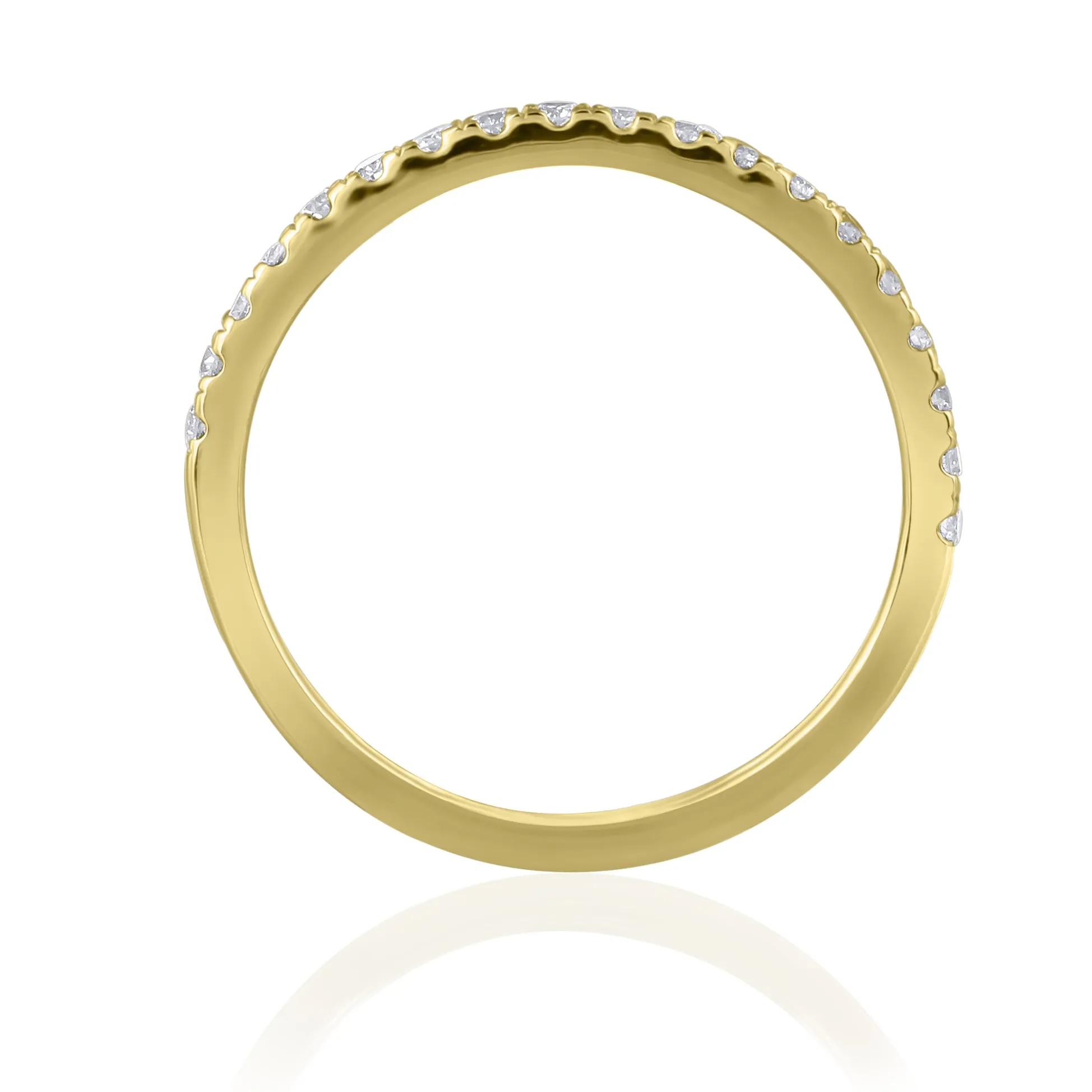The Simple Diamond Stack Ring