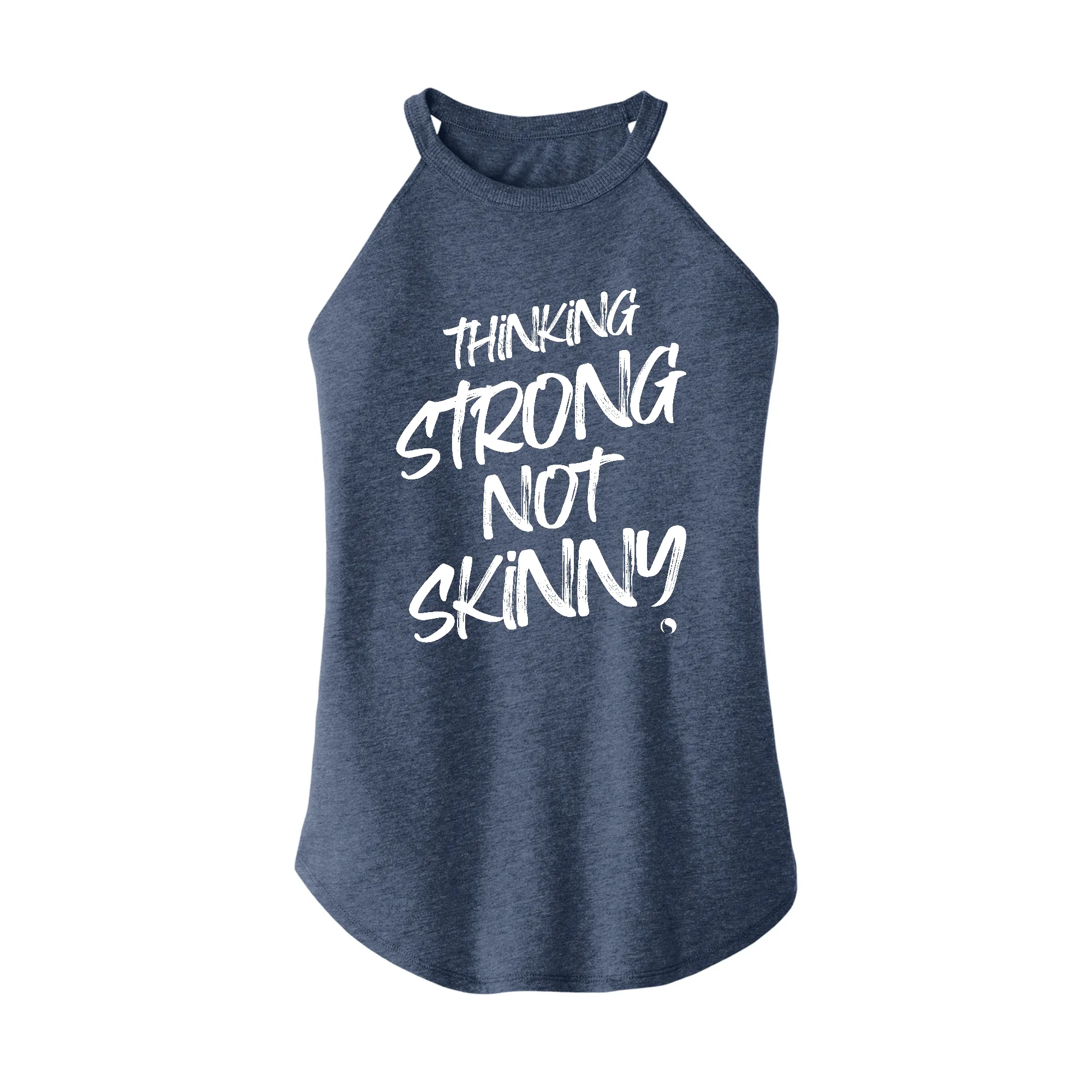 Thinking Strong B/W Rocker Tank Top