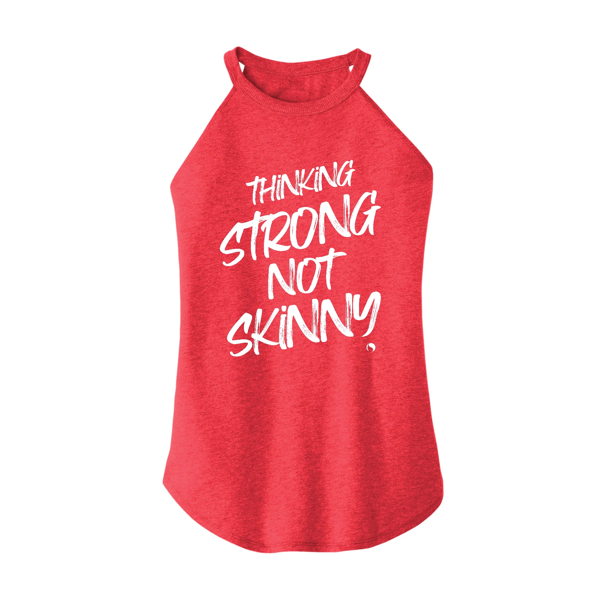 Thinking Strong B/W Rocker Tank Top