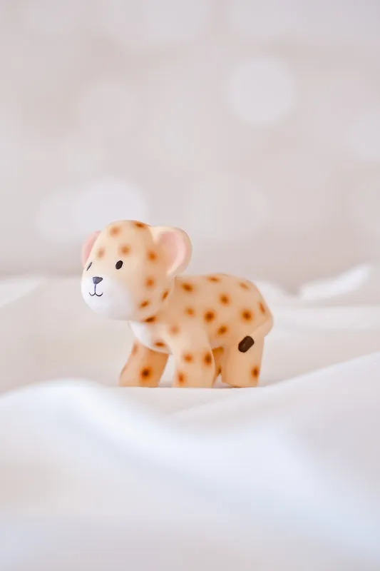 Tikiri My First Animals Natural Rubber Toy with Gift Box - Leopard