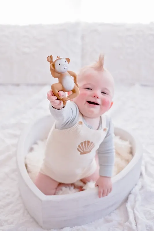Tikiri Natural Rubber Toy - Monkey