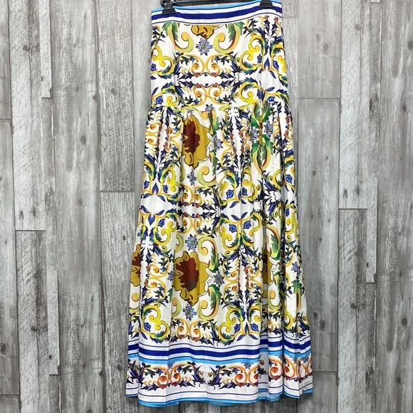 To My Lovers Floral Maxi Skirt [T23]