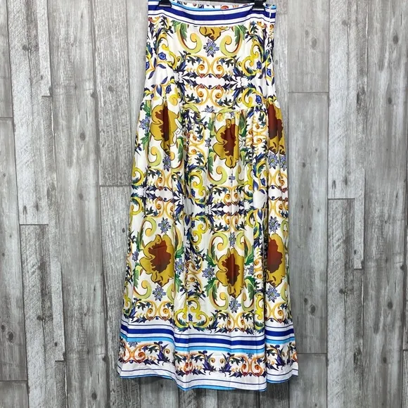 To My Lovers Floral Maxi Skirt [T23]