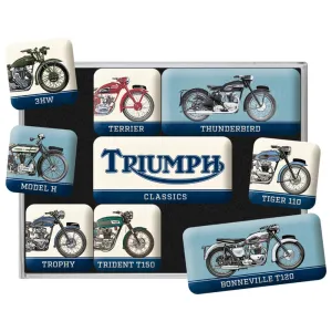 Triumph Model Chart Magnet Set