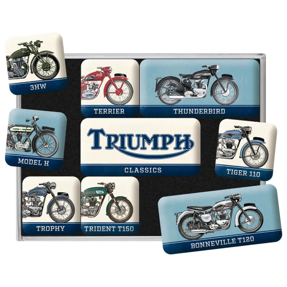 Triumph Model Chart Magnet Set