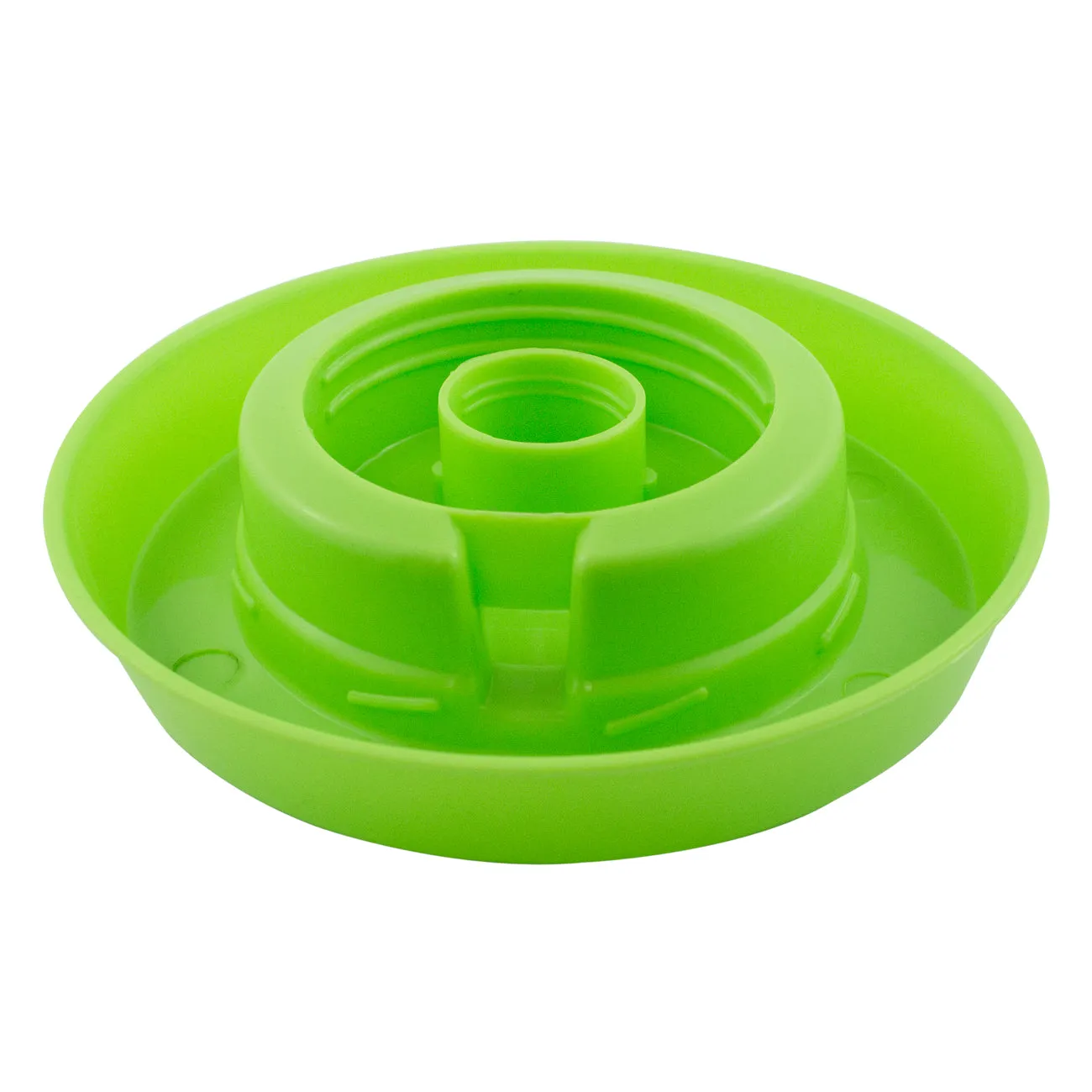Tuff Stuff enclosed poultry drinker 1 Qts base (Green)