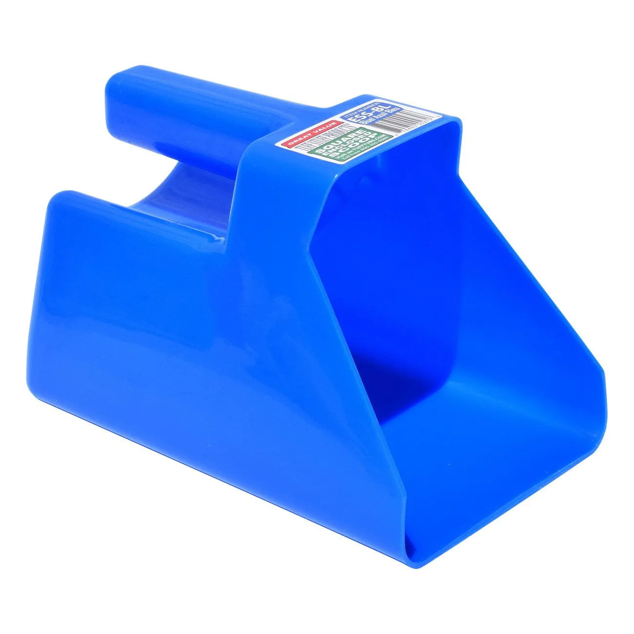 Tuff Stuff enclosed square scoop - blue