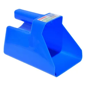 Tuff Stuff enclosed square scoop - blue