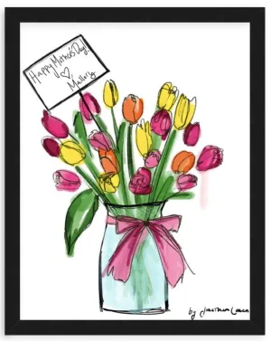 Tulips with Framing
