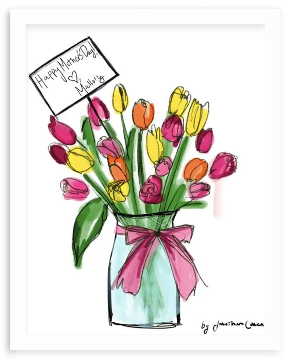 Tulips with Framing