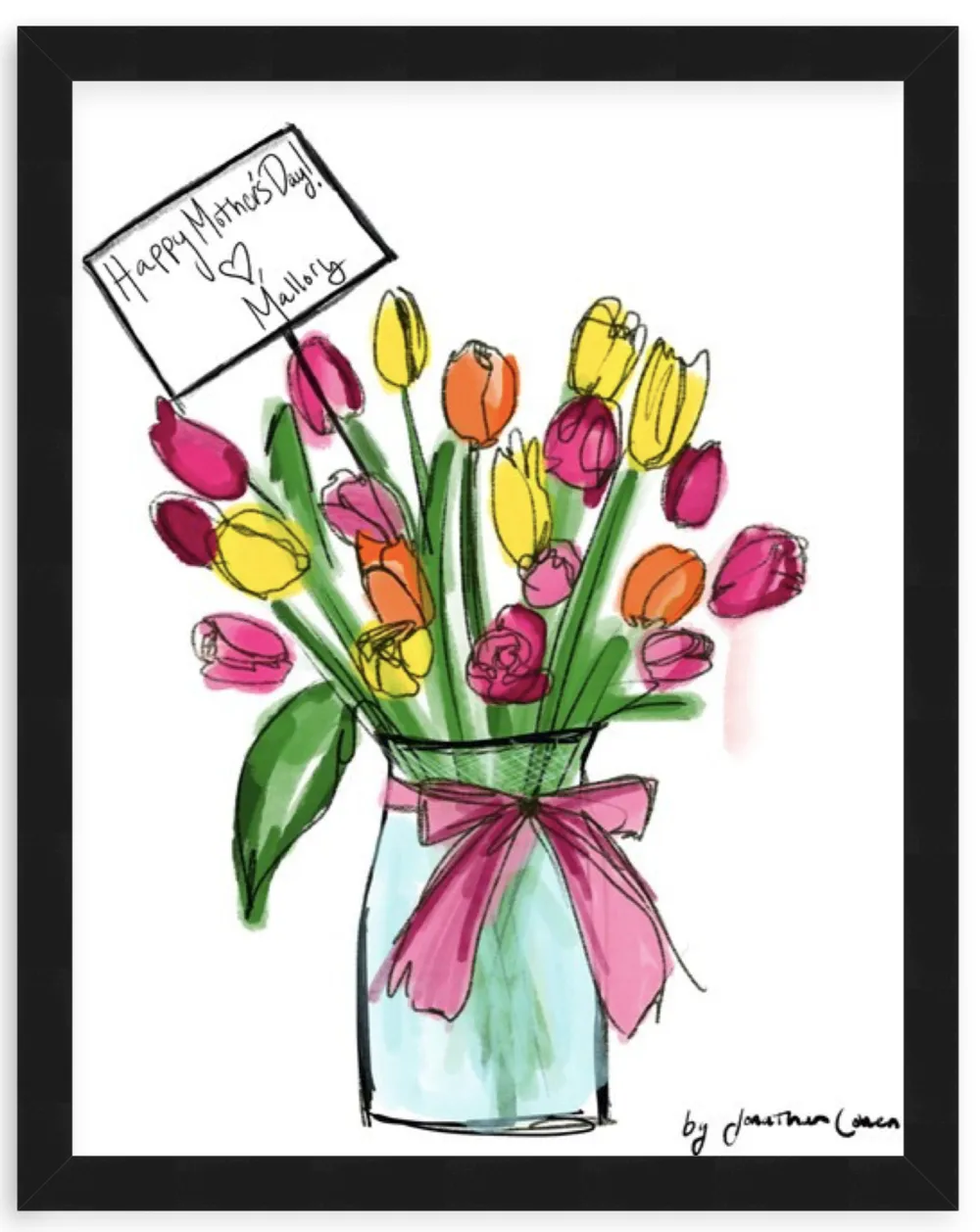 Tulips with Framing