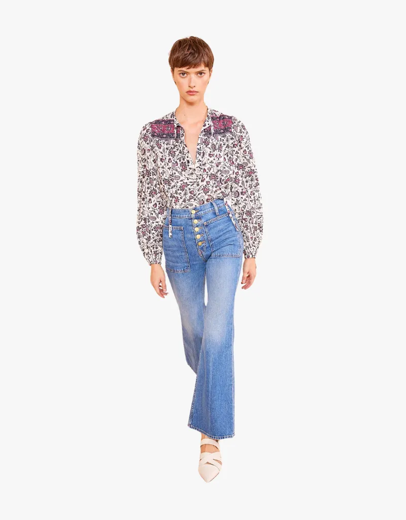 Ulla Johnson Tillie Blouse in Cosmos