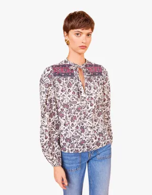 Ulla Johnson Tillie Blouse in Cosmos