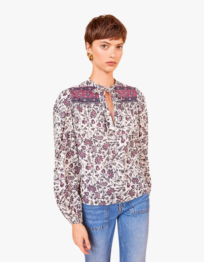 Ulla Johnson Tillie Blouse in Cosmos